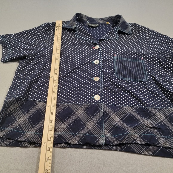 Vtg Carole Little 2‎ Piece Set Skirt Top Women's 16 Polka Dot Plaid Cottagecore - Picture 12 of 14